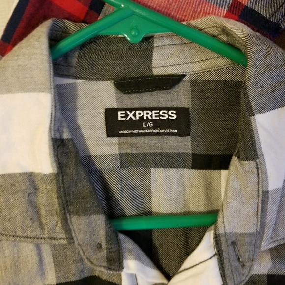 Express flannel button down - Picture 2 of 2